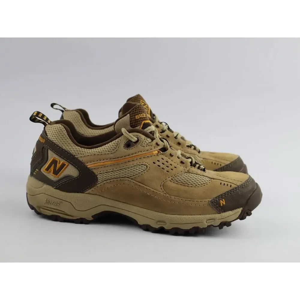 New Balance 643 Trail Walking Hike Shoes MW643BR Brown Tan Suede Women's 9